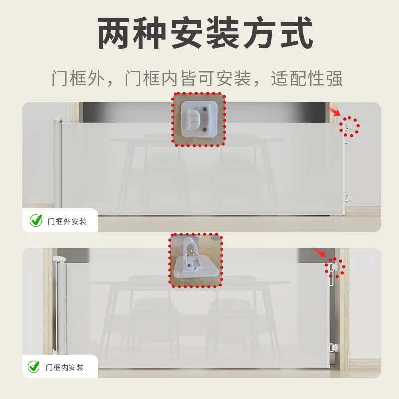 Nuevo Producto, valla de puerta telescópica, escalera interior sin perforación, vallas protectoras para niños, valla para perros y mascotas, parque para mascotas - imagen 2