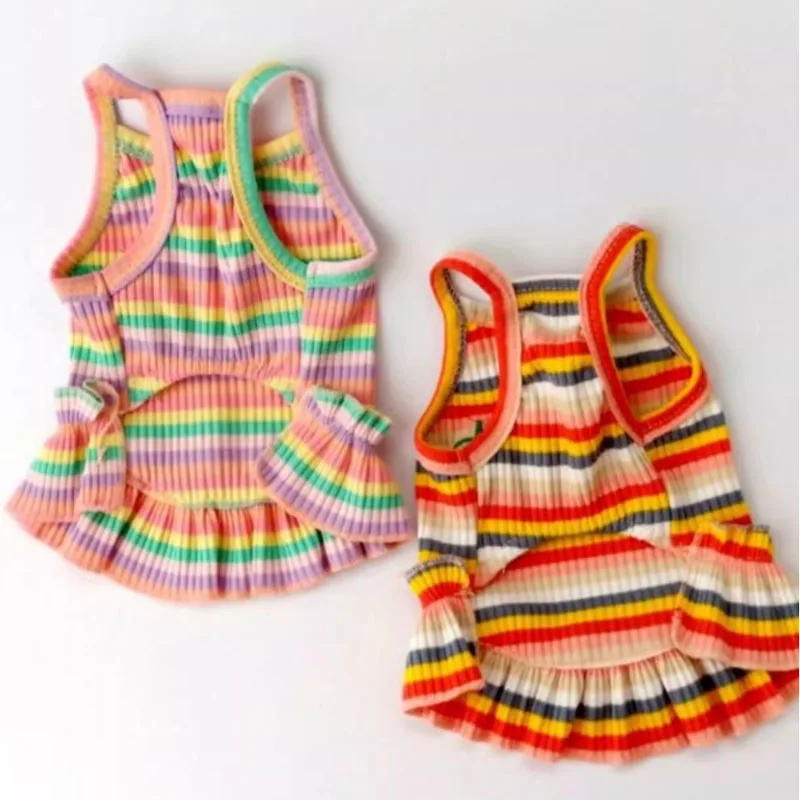 Vestido bandolera de cerezas para perros y gatos – Ropa verano - imagen 3