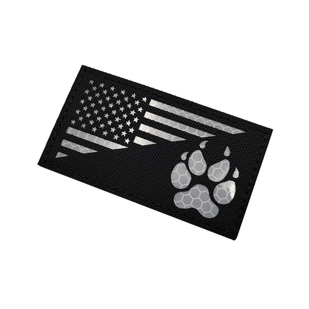 Parche reflectante del ejército de EE. UU., insignia para brazalete, pata de águila, fuerza especial, rápido, violento, apliques de costura, parches tácticos