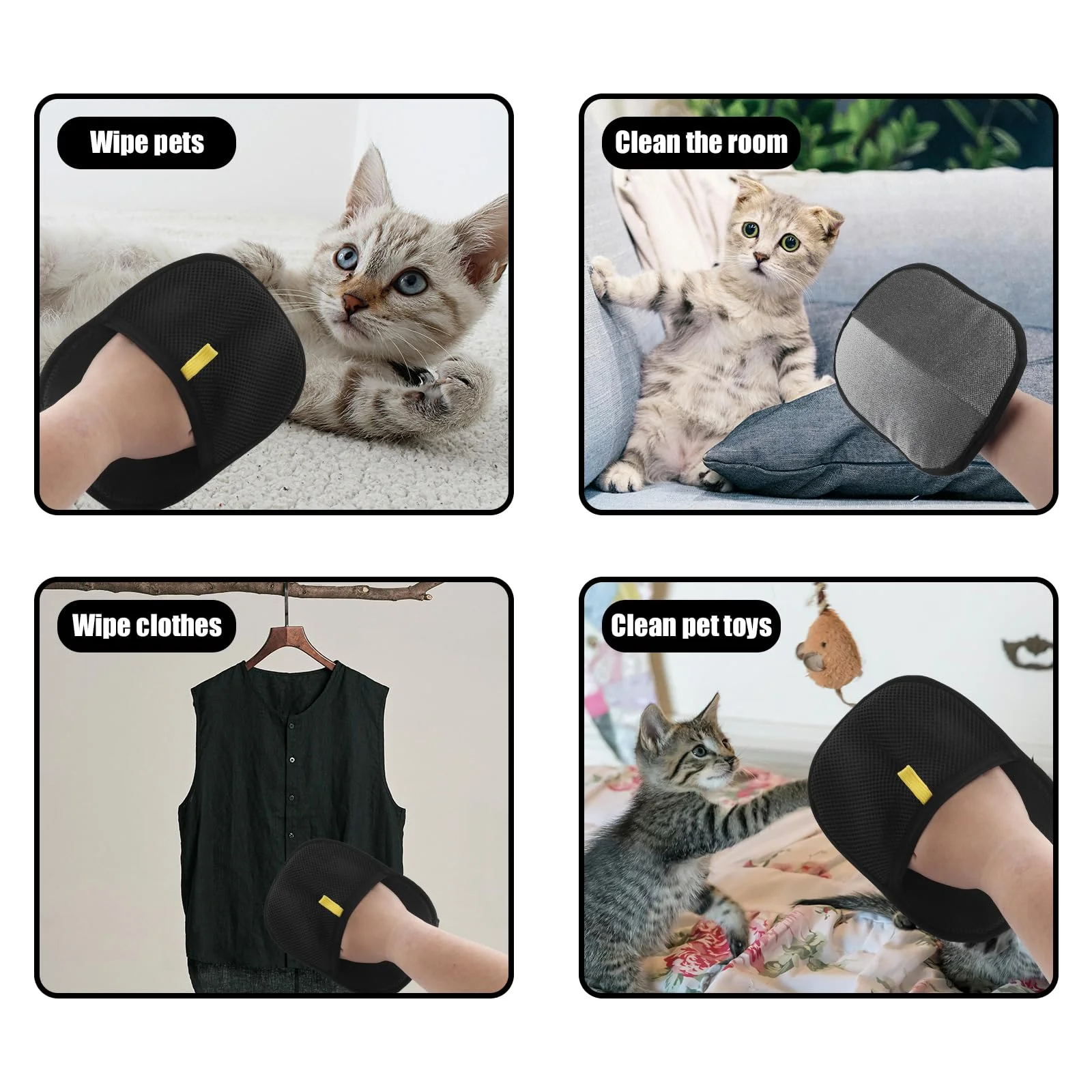 Guantes quitapeludos reutilizables para gatos y perros - imagen 5