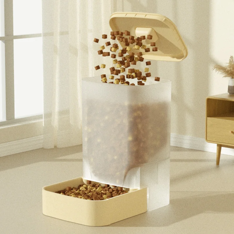 HOOPET-comederos automáticos para perros, botella de agua, tazón para gatos, almacenamiento de alimentos, dispensador de bebidas, contenedor, suministros para mascotas - imagen 3