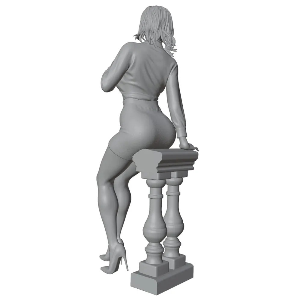 Kit modelo resina 3D de chica sexy – Miniatura GK sin montar ni pintar - imagen 4