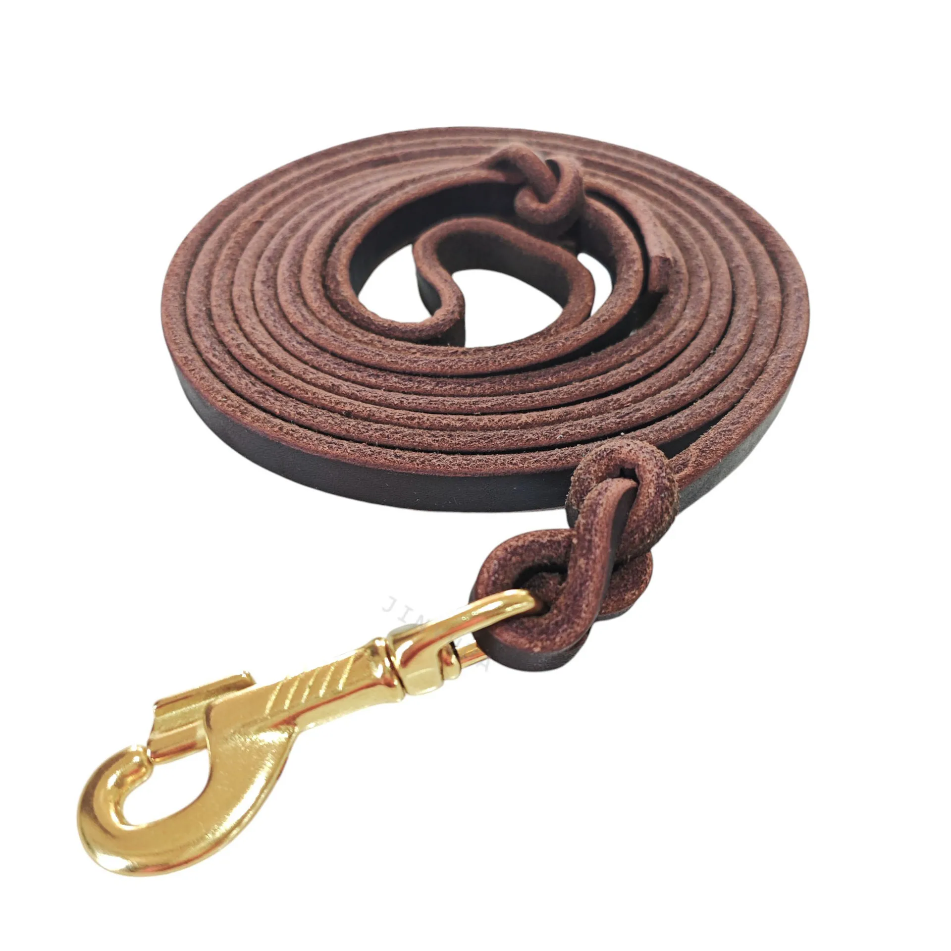 Correa para perro de cuero genuino Extra gruesa de 5,0-5,5mm, correa trenzada hecha a mano para perro, correa para caminar y entrenar al aire libre resistente