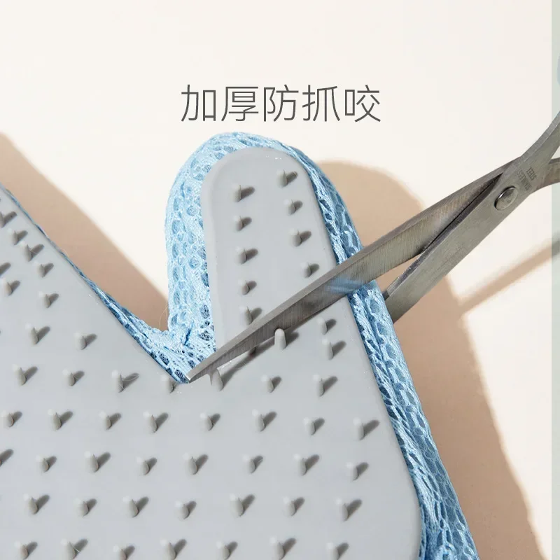 Guantes para gatos acariciantes para mascotas, artefacto para depilación de gatos, guantes de masaje para mascotas - imagen 5