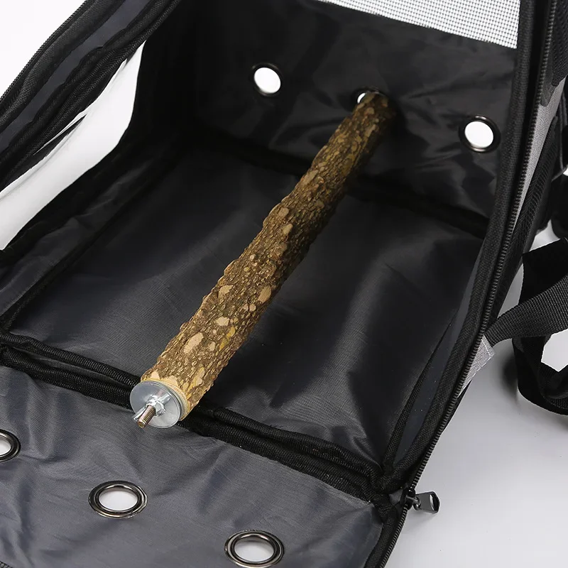 Mochila para loros al aire libre, bolsa transportadora de pájaros plegable portátil, bolsa transportadora de pájaros de lujo de viaje, precios bajos, suministros grandes para mascotas - imagen 4