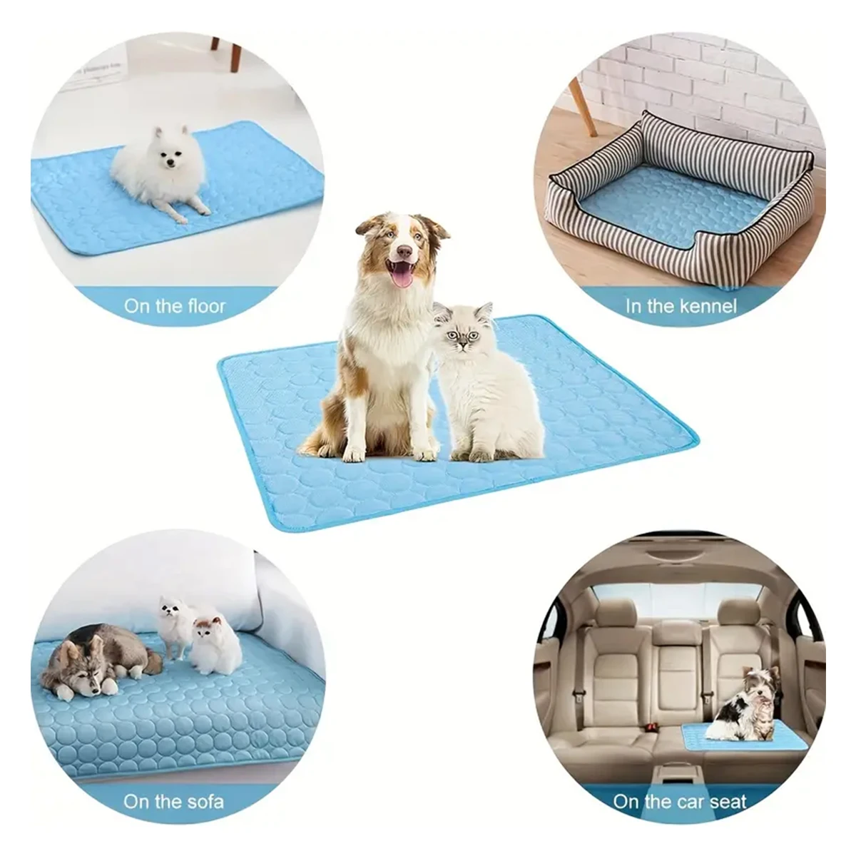 Colchoneta refrescante para perros lavable a máquina antideslizante - imagen 2
