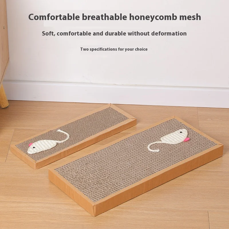 Tablero rascador para gatos, tapete de cartón para gatos, raspador, garra de molienda, juguetes para rascador de gatos, Protector de muebles para gatos, Accesorios para gatos - imagen 2