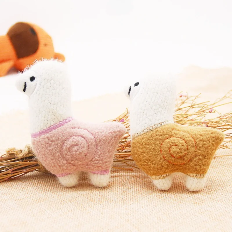 Juguetes de peluche con hierba gatera para gatos, productos de juego interactivos para interiores, forma de Alpaca, suministros para moler dientes resistentes al masticable para mascotas, suministros para gatitos - imagen 3