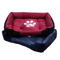 Cama lavable para perros y gatos – ósea suave acolchada y cómoda