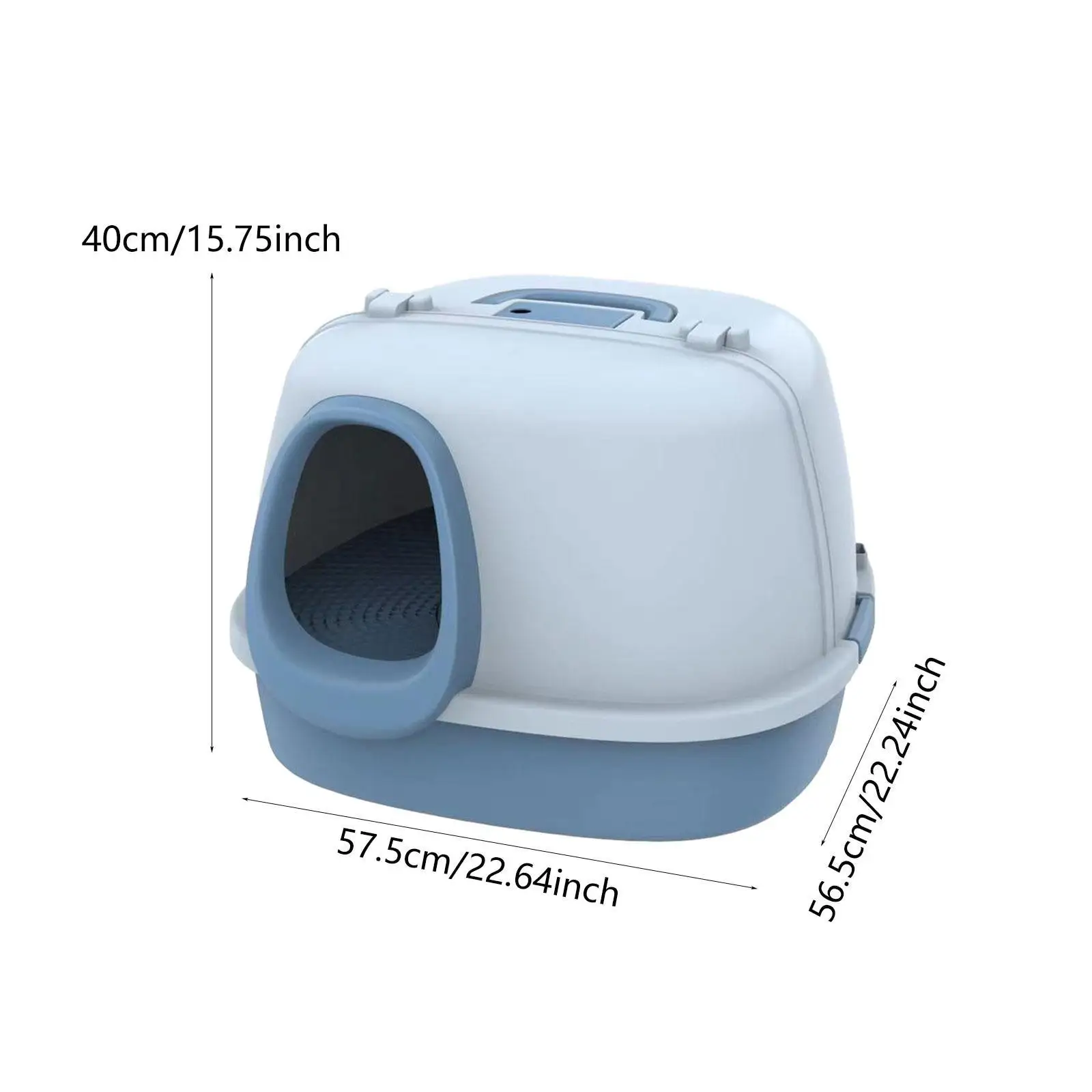 Enclosed Cat Litter Tray Corridor Design Pet Supplies Kitten Potty Toilet