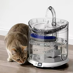 Bebedero automático 2L con filtro para gatos y perros – Silencioso y recargable USB