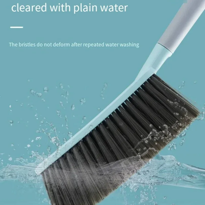 New 1 piece bed sweeping brush with handle pet hair removal brush bed dust removal brush sofa furniture bookshelf cleaning tool - imagen 4