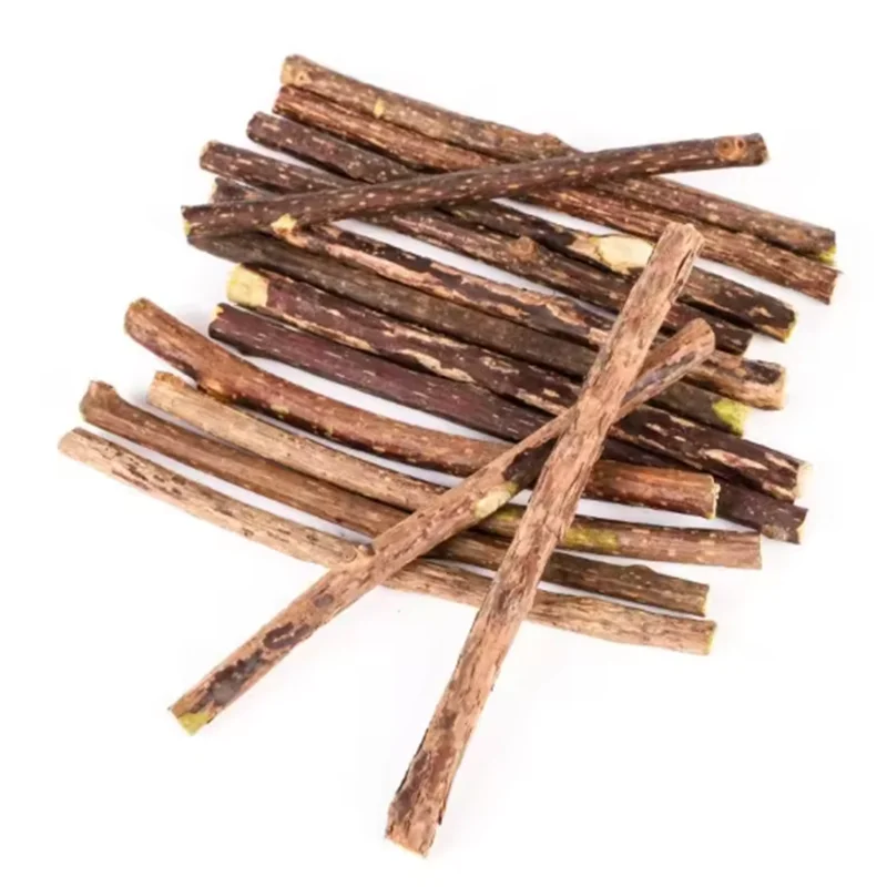 10/15/20 unids/lote palo para gato mascota juguetes molares de madera Natural Polygonum palos limpieza de dientes aliviar el aburrimiento aperitivos masticar juguetes - imagen 2