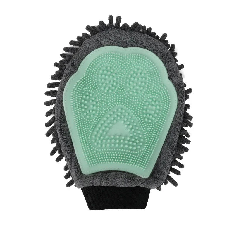 Green Grooming Glove