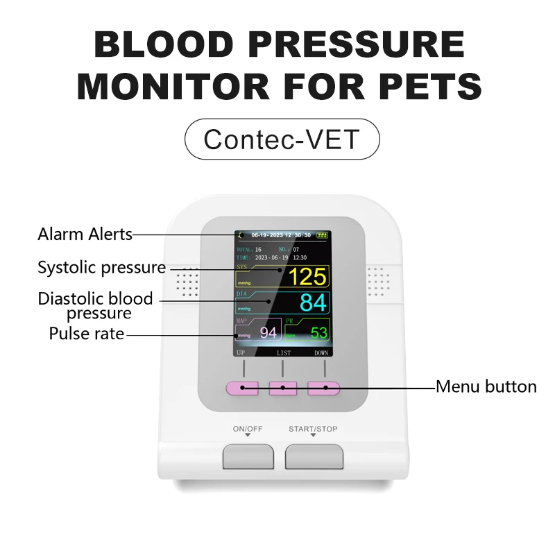 Tensiómetro electrónico presión arterial veterinario para perro y gato - imagen 4