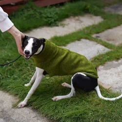 Chaleco lana galgo italiano whippet – abrigo invernal elástico