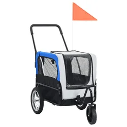 Remolque de bicicleta para perros pequeños - cochecito de paseo