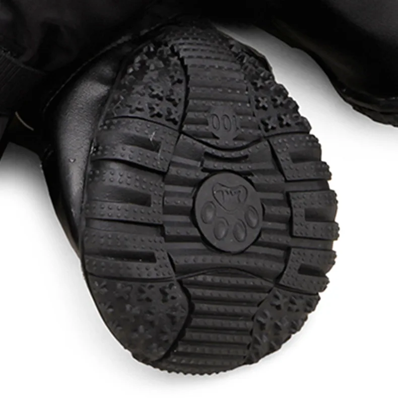 Botas impermeables cálidas para perro mediano ajustables reflectantes - imagen 4