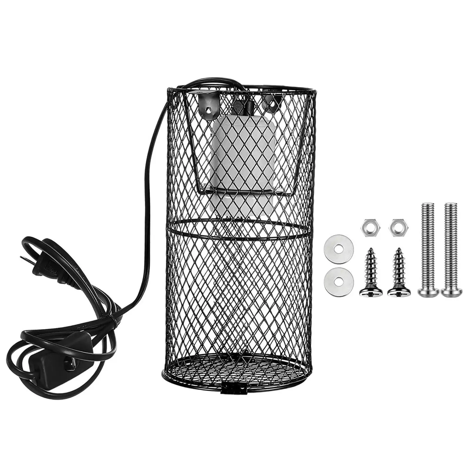 Parrot Cage Heating Lamp Cage Reptile Protection Lampshade Heat Lamp