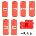 Red 6Rolls Set