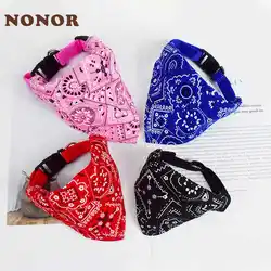 Bandana triangular ajustable para gatos y perros - Bufanda lavable