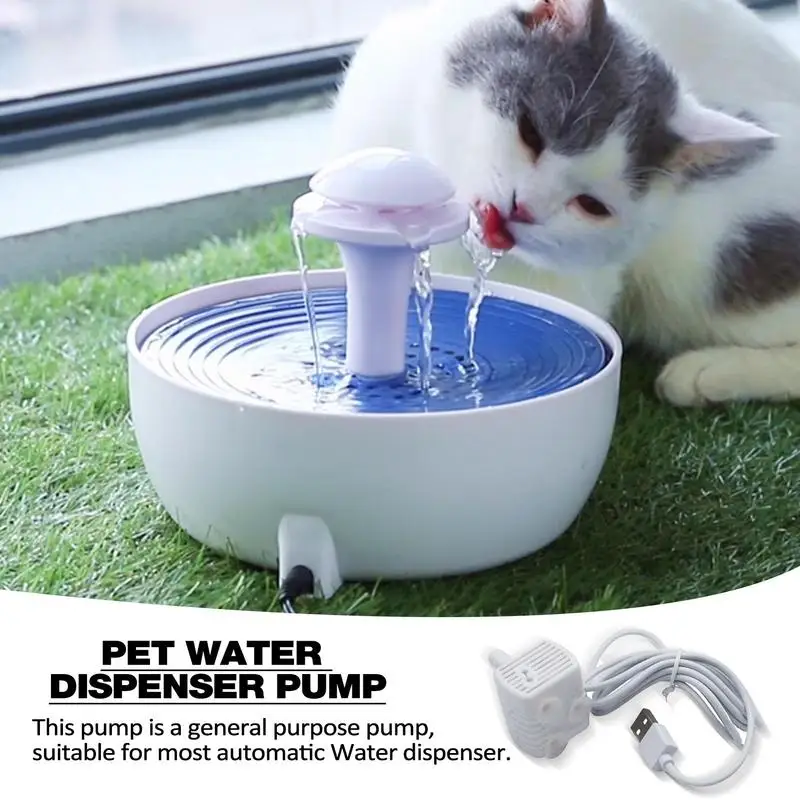 Bomba de fuente de agua para perros, repuesto para fuente de mascotas, accesorio para manualidades DIY, cultivo sin suelo - imagen 4