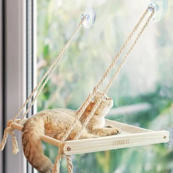 Hamaca de ventana con ventosas para gatos - cama colgante grande