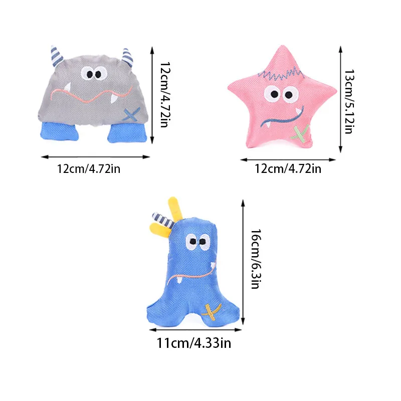 Juguetes para perros Kraken de peluche chirriantes, alivio del aburrimiento, juguetes molares duraderos resistentes a mordeduras para cachorros, liberación de energía - imagen 5