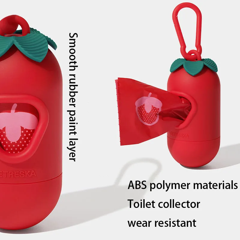 Bolsa de basura con Aroma de fresa para perros, cápsula portátil, bolsas de arena para gatos, inodoro para mascotas, juego de accesorios para el hogar - imagen 5