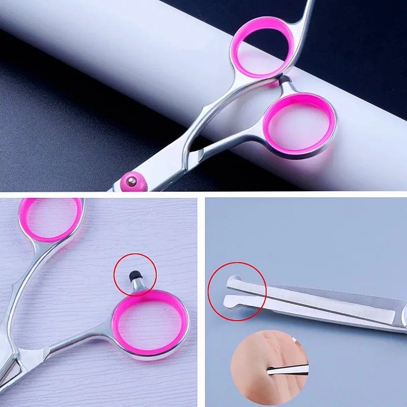 Tijeras de pelo para perros, tijeras de aseo para perros, recortador de pelo profesional para perros, Herramientas de limpieza de lana para mascotas, recortador curvo para suministros para perros - imagen 3