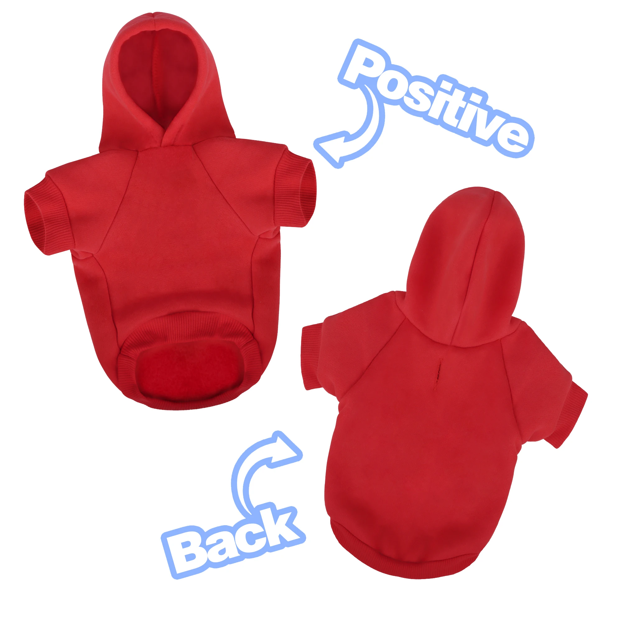 PAIAITE-Sudadera con capucha para perro Chihuahua Yorkshire, ropa cálida para mascotas, sudadera para perros pequeños, ropa para cachorros, Invierno - imagen 5