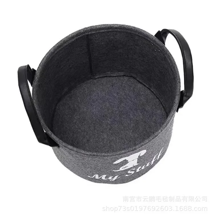 Caja de almacenamiento de juguetes para perros, cesta de fieltro, suministros para mascotas, productos para el hogar, nuevo - imagen 5