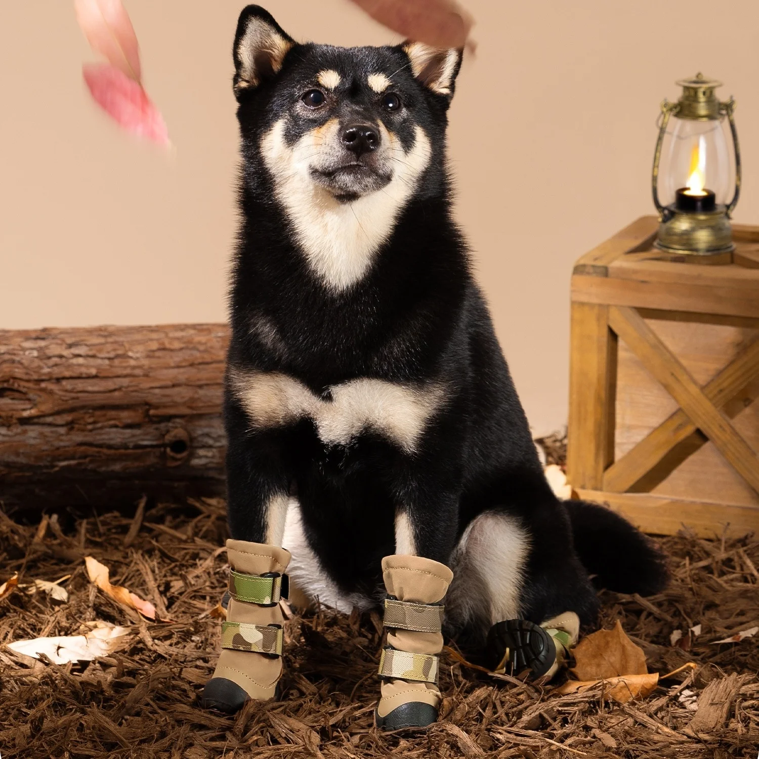 Zapatos de tormenta impermeables para perros y mascotas, zapatos antisuciedad para exteriores de cuatro patas, cubrezapatos anticaída para mascotas, zapatos de invierno para mascotas - imagen 5