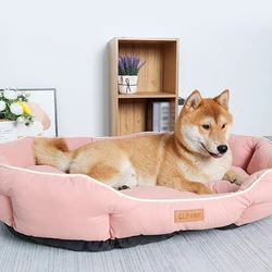 Sofá grande para gatos, casa para perros, gran espacio, sofá mediano para perros, estera para dormir, sofá cálido para gatos, cama para dormir, accesorios de cojín para gatos