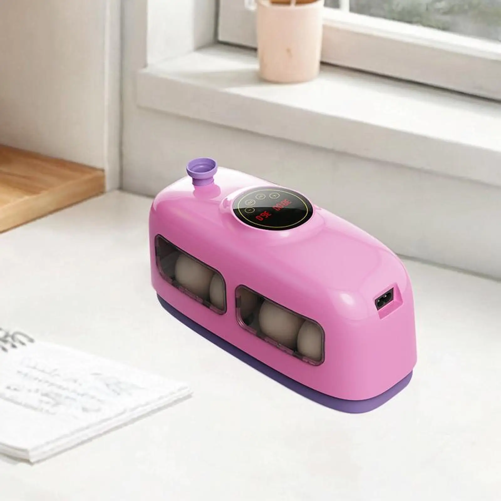 Egg Incubator Poultry Hatcher Machine Lightweight Sturdy Cute Eggs Hatching 8 Hatching Incubator for Duck Eggs Goose Bird Eggs Egg Incubator Poultry Hatcher Machine Lightweight Sturdy Cute Eggs Hatching 8 Hatching Incubator for Duck Eggs Goose Bird Eggs