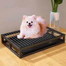 Inodoro para perros de acero inoxidable - Caja de arena lavable