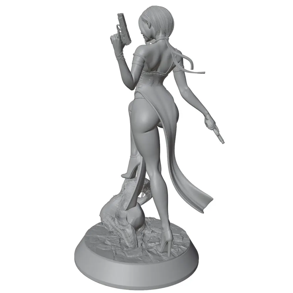 Kit de muñeca Guerrera resina gris impresa en 3D sin montar ni pintar - imagen 2