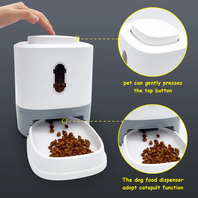 Benepaw-cuenco Alimentador automático para perro, dispensador de comida seca antideslizante para mascotas pequeñas y medianas, alimentación lenta - imagen 4