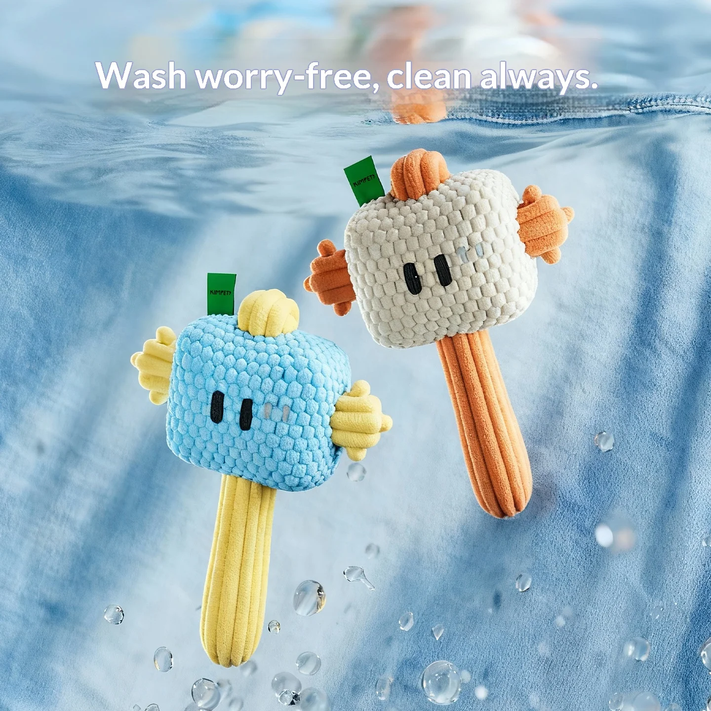 Juguete para perros con martillo de peluche chirriante, autojuego, alivio del aburrimiento, nudo de cuerda, a prueba de masticar, extractor de guerra para cachorros y mascotas