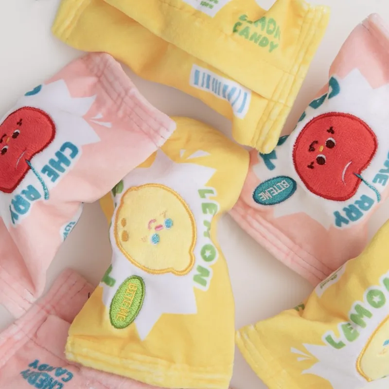 Juguetes de peluche INS para mascotas, bonitos juguetes con chirrido de caramelo, almohadillas para ladridos Bb, sonajero de papel, suministros para cachorros y gatos, juguetes para perros Bichon Yorkshire - imagen 3