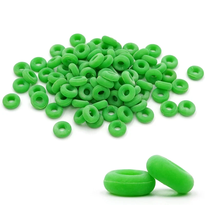 50 piezas de anillos de goma de acoplamiento de cola de corte de cerdo, ganado y ovejas, anillo de encastrado de goma de tendón elástico alto, accesorios de animales de granja