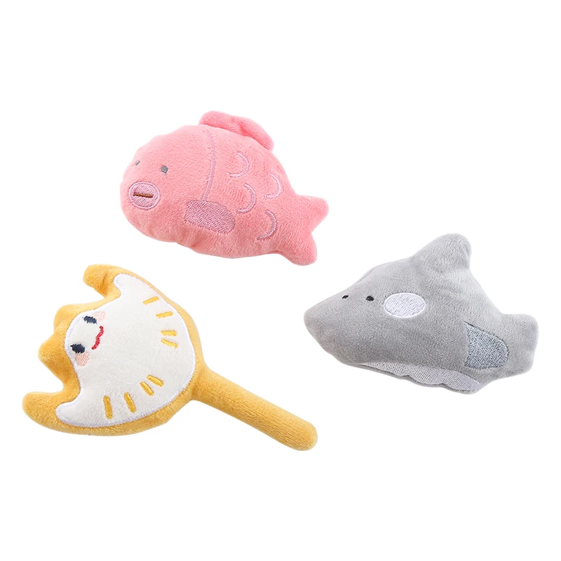 Juguetes de peluche para gatos de la serie Ocean, incluye papel de sonido para acompañar los divertidos suministros para mascotas - imagen 4