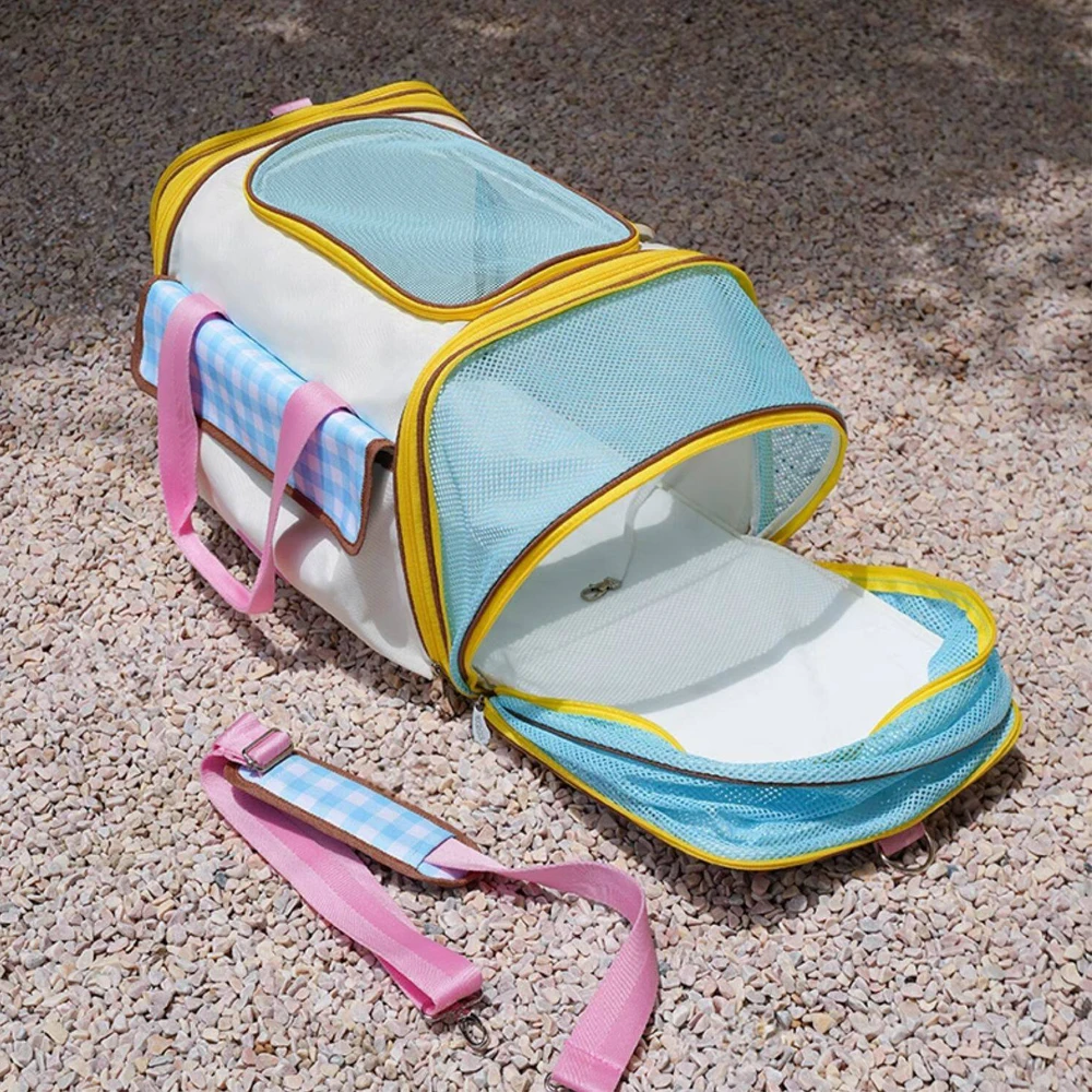 Mochila transportadora plegable y transpirable para perros pequeños - imagen 4