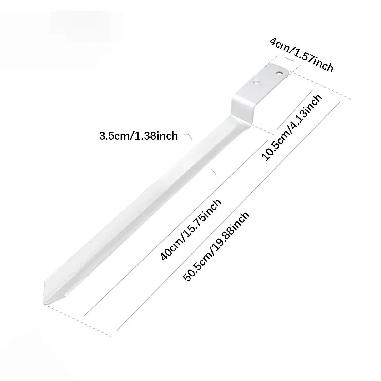 4 Pieces Fence Post Anchors Heavy Duty Ground Nails Gardening Equipment with Screw Sturdy Easy Installation Grounding Stakes