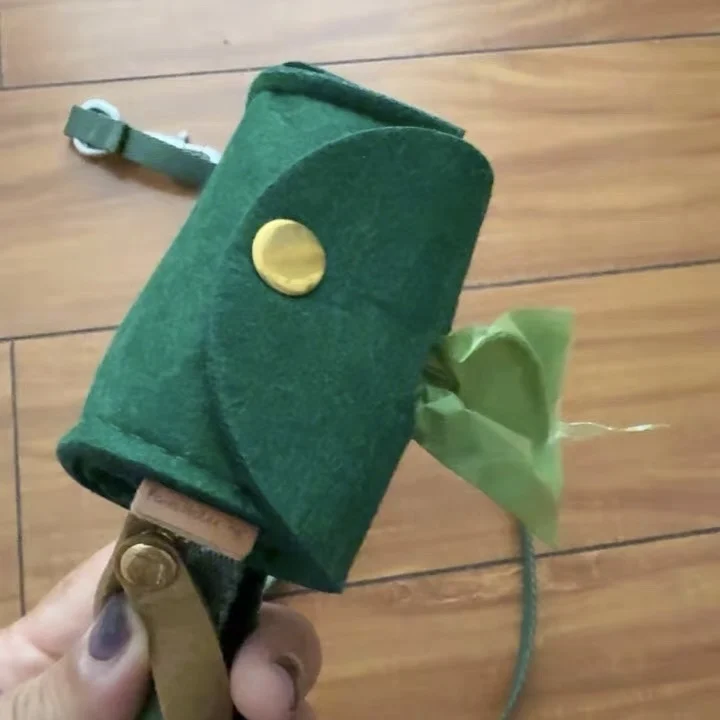 Bolsa biodegradable para excrementos de perro – Fieltro grueso para paseo - imagen 5