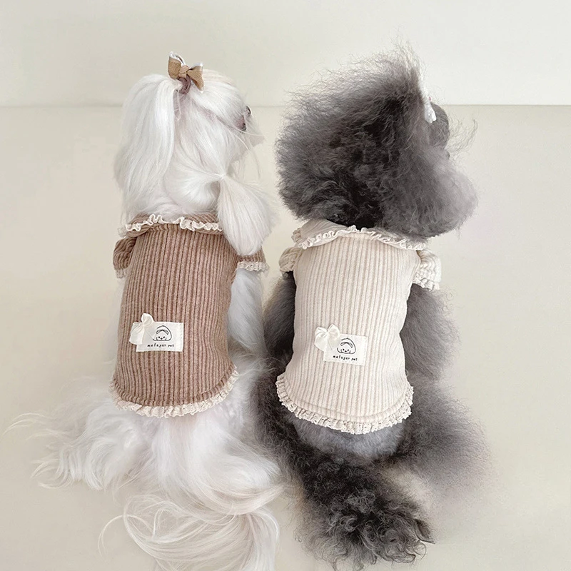 Body elástico para perros pequeños – Jersey de punto suave y transpirable - imagen 3