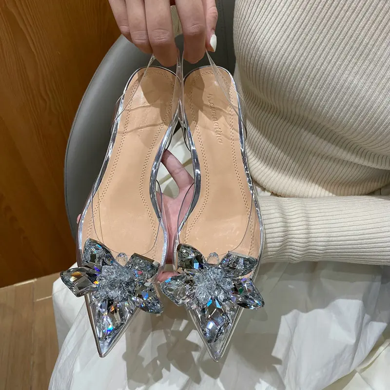 Sandalias transparentes de cristal para gatos y perros - imagen 5