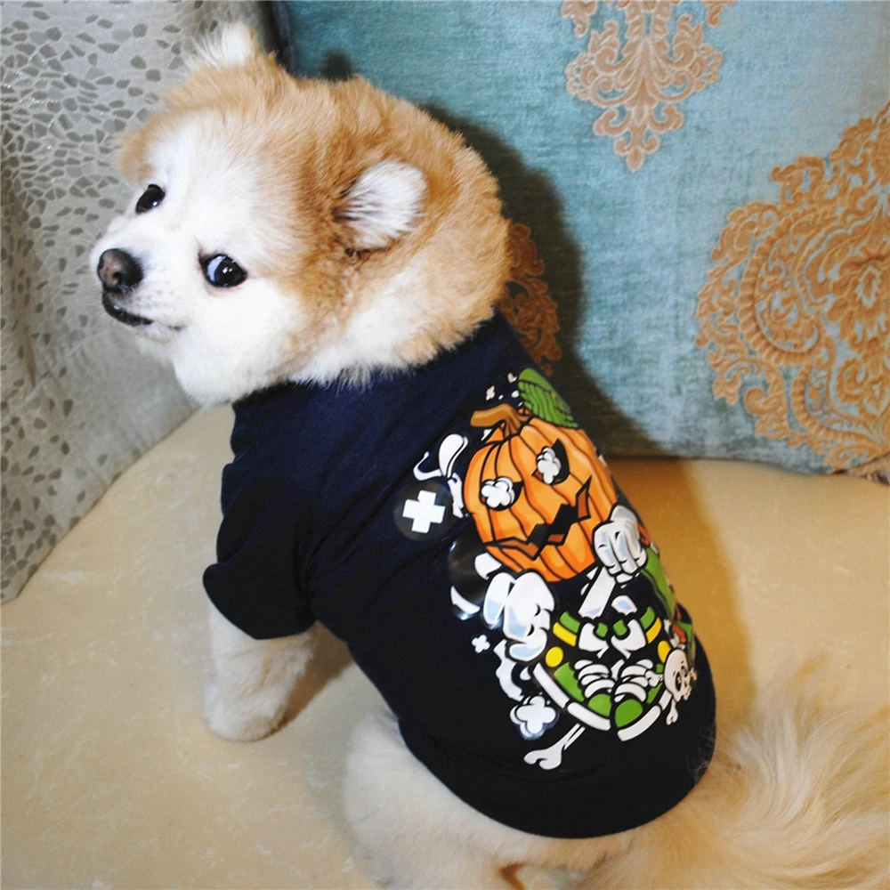 Ropa para perros, Disfraces de Halloween, Sudadera con capucha para perros, gatos, Chihuahua, abrigo de invierno para mascotas, ropa para perros pequeños y gatos - imagen 3