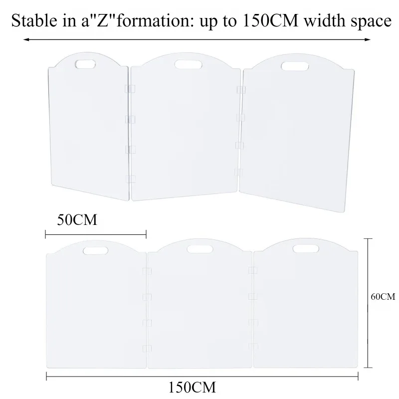 Corral plegable acrílico transparente para perros – Cerca portátil - imagen 4