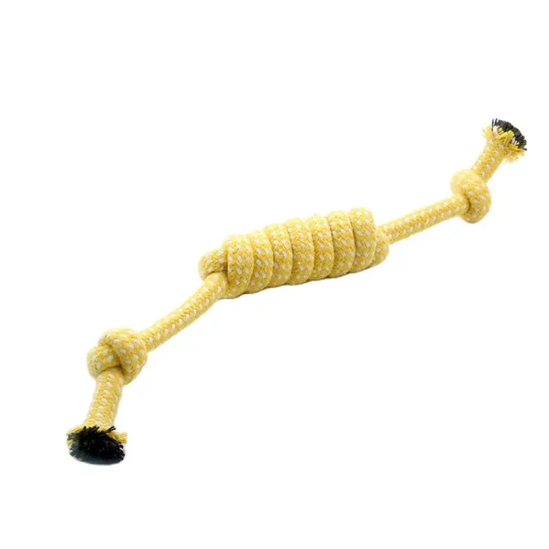 Juguete masticable de cuerda para perro, entrenamiento al aire libre, divertido, juguetes para gatos, perros grandes y pequeños, cuerda trenzada duradera, juguete antiestrés - imagen 5